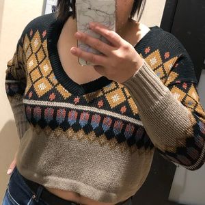 Crop sweater